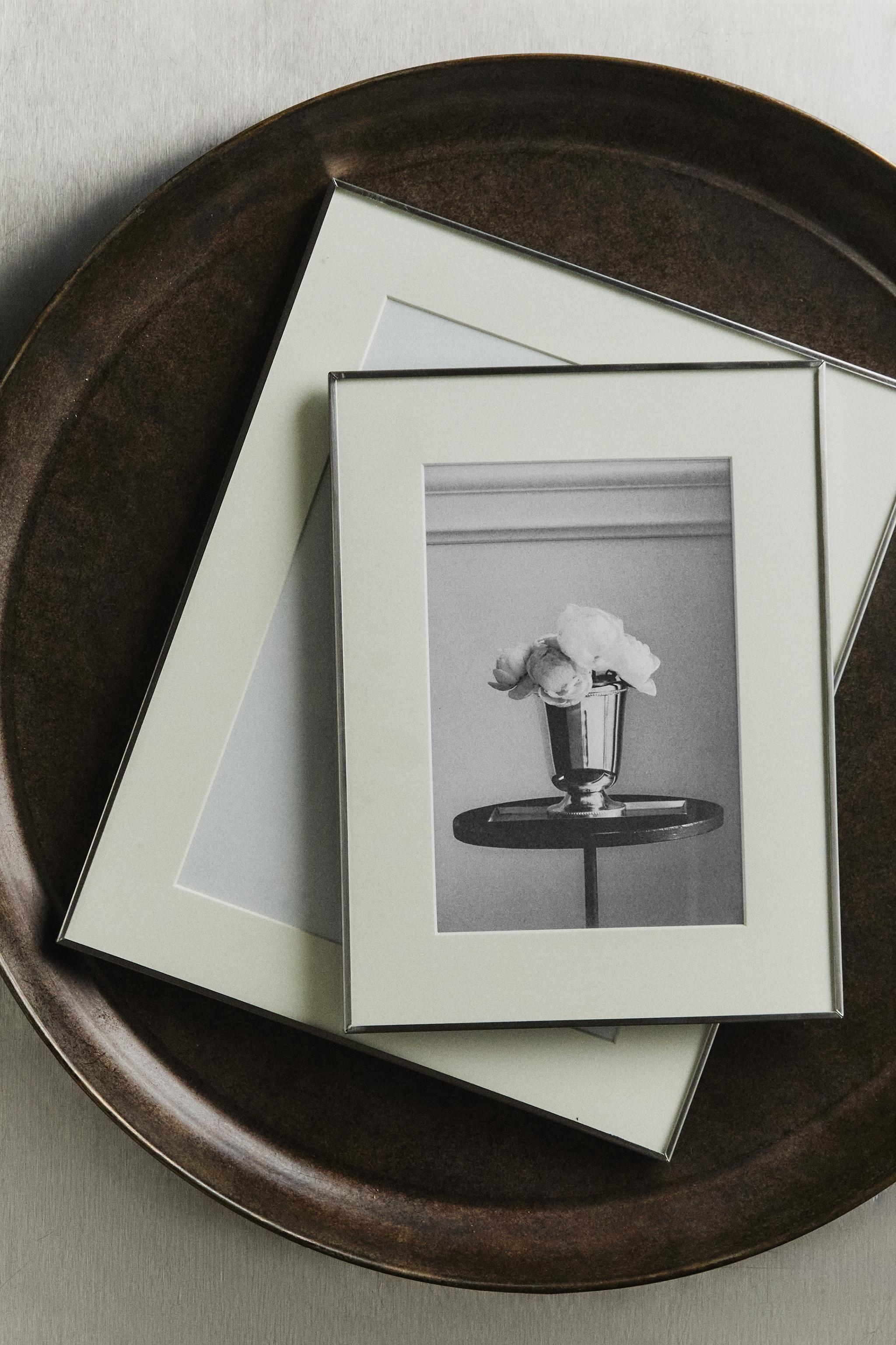 CADRE PHOTO CONTOUR FIN ARGENTÉ